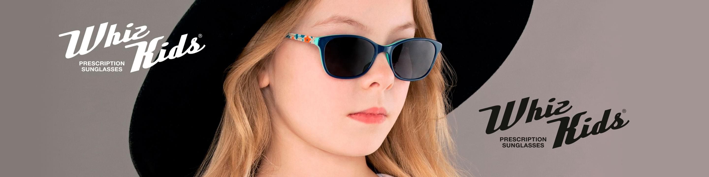 Whiz Kids designer sunglassess desktop banner