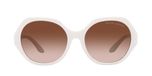 SHINY OFF WHITE / Gradient brown