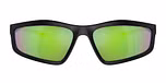 Matte Black / Lime Mirror Green