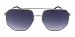 Silver / Gradient grey lens