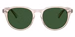 Shiny Transparent Light Taupe / Bottle Green