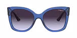TRANSPARENT BLUE/light violet gradient dark gre