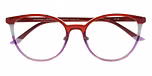 GRADIENT RED TO CRYSTAL