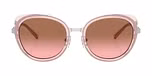 Shiny Silver / Pink Gradient Brown
