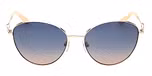 SHINY PALE GOLD / SHINY PALE GOLD / GRADIENT BLUE