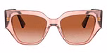 Transparent Pink / Brown gradient