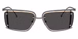 Shiny gunmetal / Dark grey