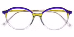 PURPLE-BLUE GRADIENT TRANSPARENT