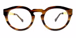 Brown horn / Matt gold
