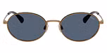 Semi-shiny Brass / Dark Blue