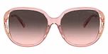 Transparent Pink / Grey Pink Gradient