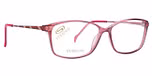 Burgundy / Titanium Temples
