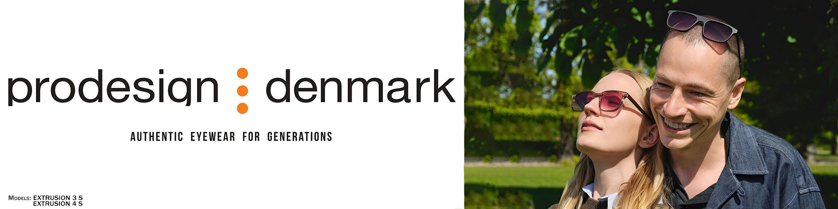 ProDesign Denmark designer sunglassess desktop banner