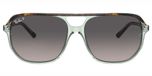 Havana On Transparent Green / Grey polarized