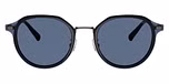 Satin Gunmetal / Blue Solid