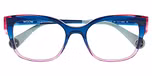 GRADIENT BLUE ON RED TO PURPLE