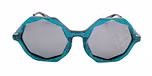 Crystal green with glitter / Polarized grey color UV400 protection lenses