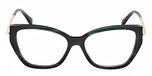 DARK GREEN/STRIPED / SHINY DEEP GOLD