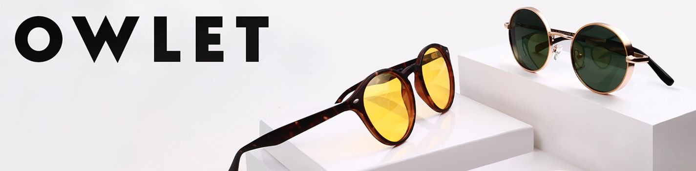 Owlet designer sunglassess Desktop banner