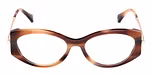 LIGHT BROWN/STRIPED / SHINY PALE GOLD