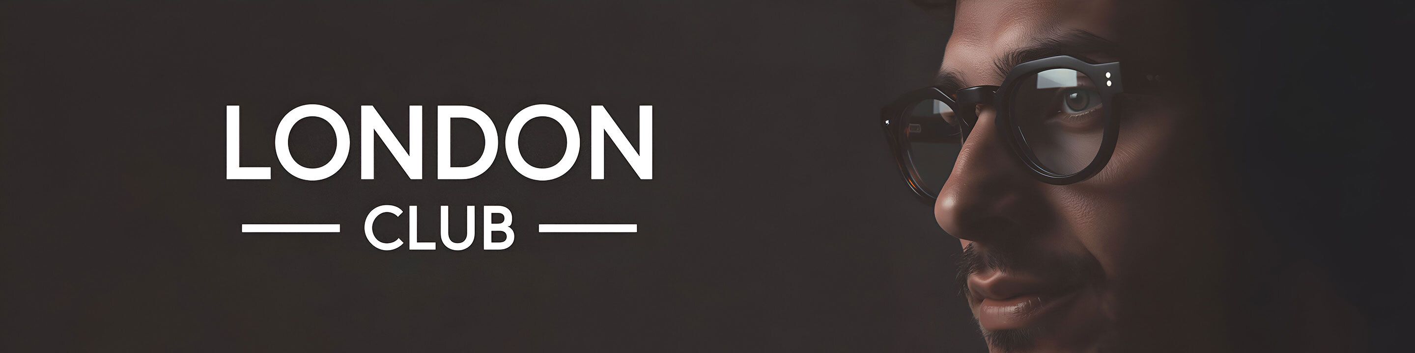 Occhiali da sole firmati London Club desktop banner