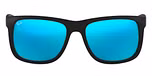 BLACK RUBBER / black / blue flash