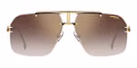 GOLD IVORY / GOLD MIRROR ON BURGUNDY SHADED