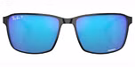 Black On Silver / Blue polarized