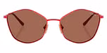 Fuchsia / Dark Brown