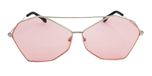 Silver / Pink color UV400 protection lenses