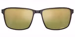 Brown On Gunmetal / Green/gold polarized