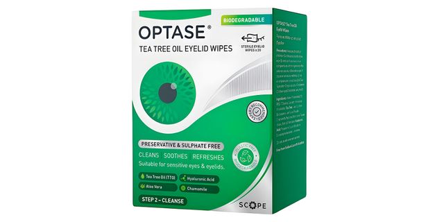 Liquids & Solutions - Optase Tea Tree Oil Eyelid Wipes