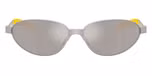 Silver Matte / Grey Mirror