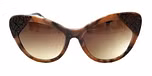 Brown horn + black / Gradient Brown color UV400 protection lenses