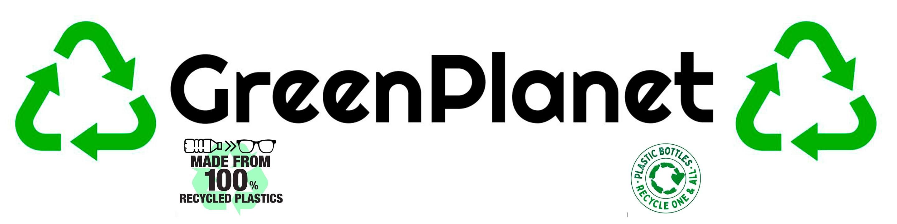 Green Planet designer sunglassess desktop banner