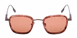 BORDEAUX/STRIPED / MATTE LIGHT BRONZE / BROWN