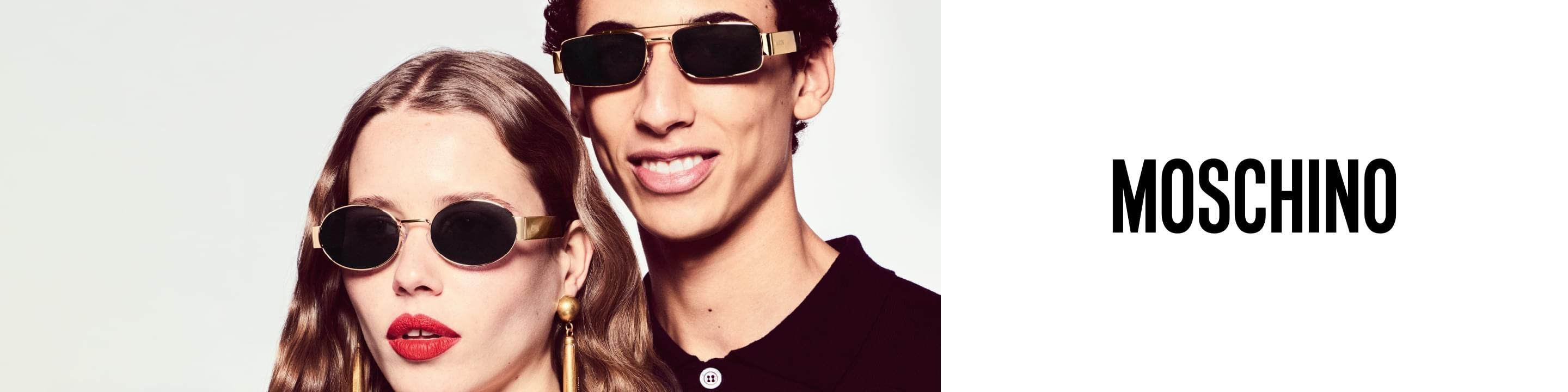 Moschino designer sunglassess desktop banner