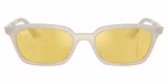 Cloudy Warm White / Yellow Mirror Flash Gold
