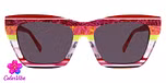 Floral Red / Smoke • Feel the Color Vibe