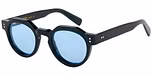Black with Blue Lens