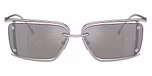 Shiny silver / Mirror grey
