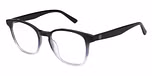 GLS BLK/BLU/CLR XTAL GRAD