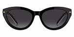 BLACK WHITE BLACK (DARK GREY SHADED / GRADIENT) / ECO ACETATE