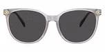 Transparent Dove / Grey Solid