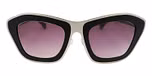 Matt silver+black / whitewood scratch / Gradient grey color UV400 protection lenses