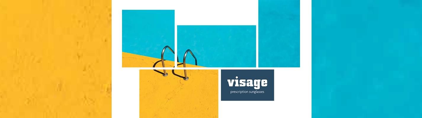 Visage designer sunglassess desktop banner