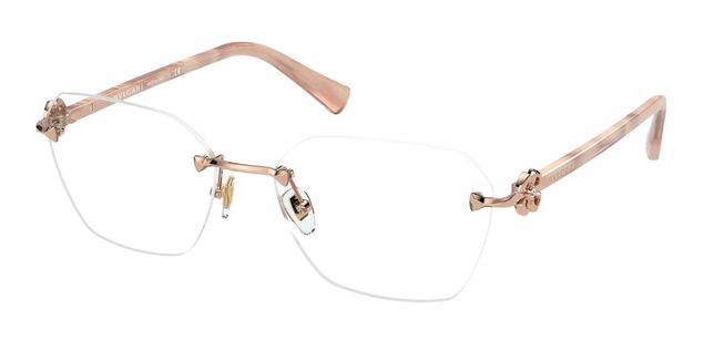 Bvlgari store rimless glasses