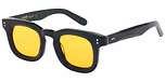 Black with Yellow Lens
