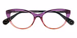 GRADIENT PLUM TO ORANGE
