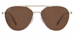 Shiny Light Gold / Saturn Polarized Drivers